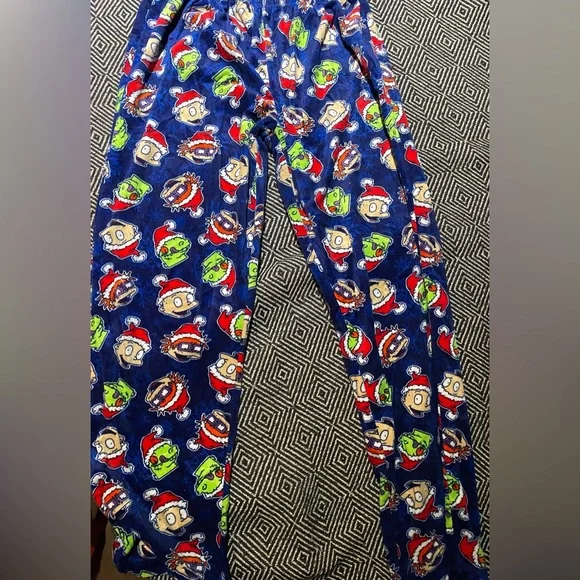 Nickelodeon Intimates Sleepwear Rugrats Christmas Pajamas Size Medium Poshmark